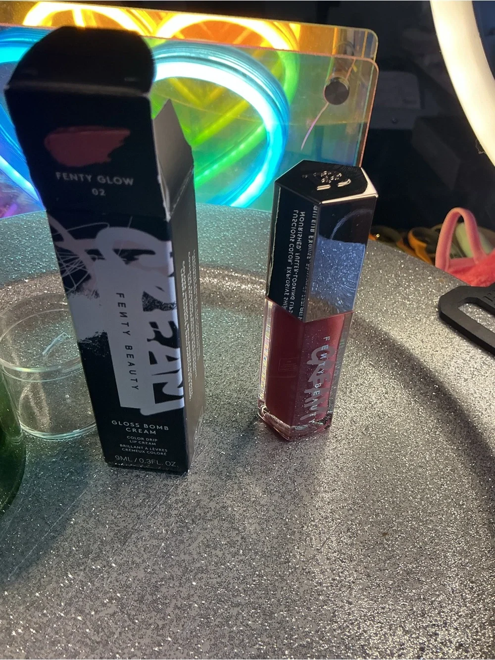 Fenty Beauty Gloss Bomb Cream Lip Gloss — Deep Berry (Fenty Glow 02)